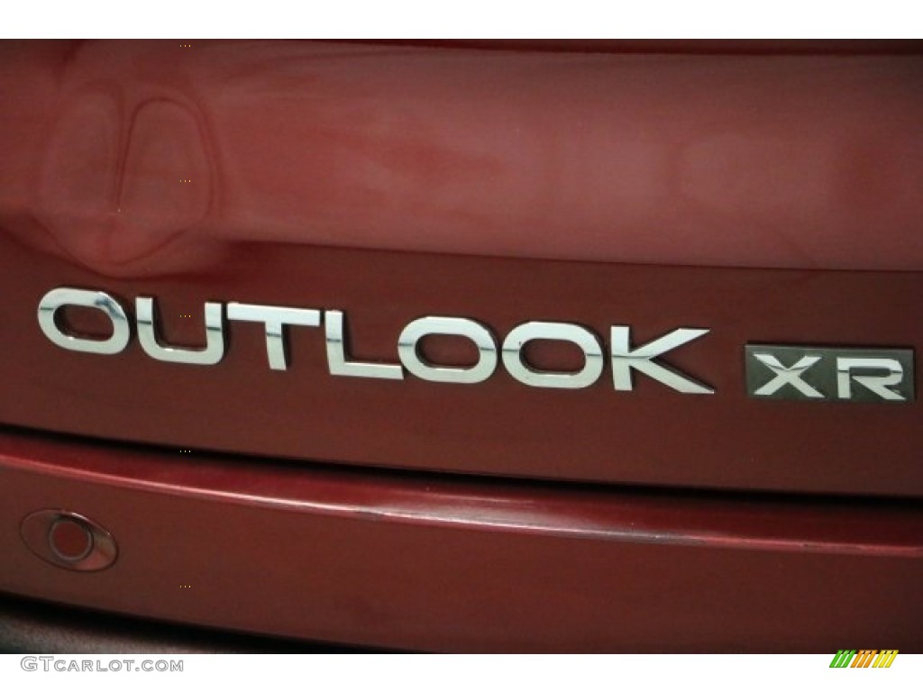 2007 Outlook XR AWD - Red Jewel / Black photo #39