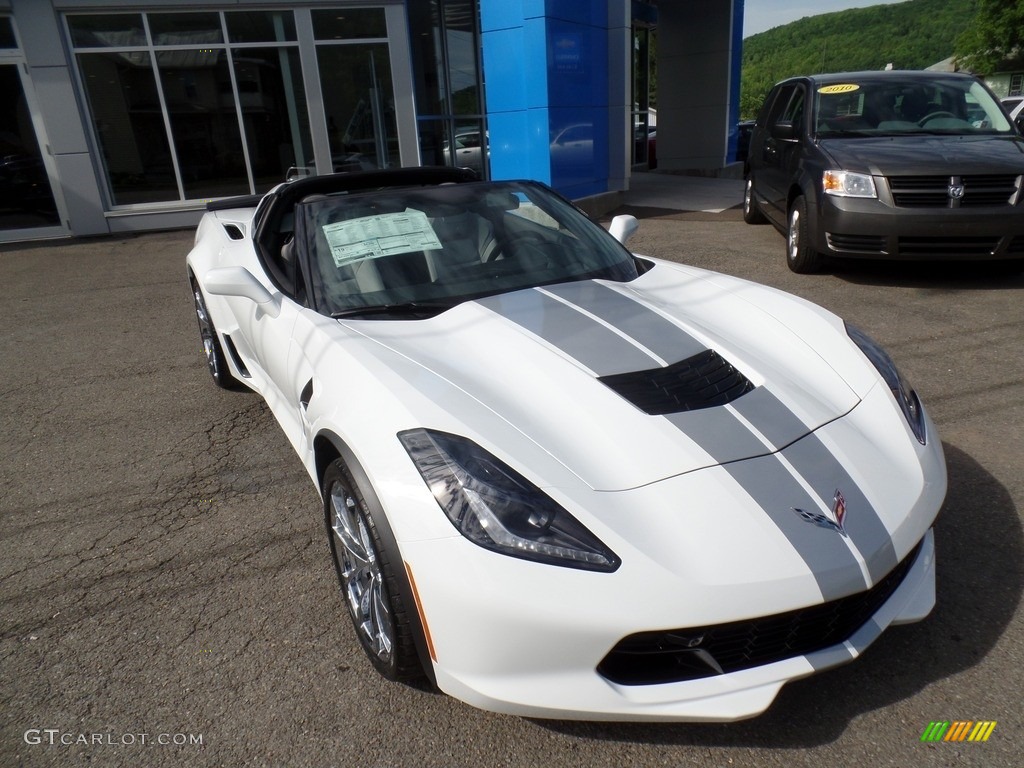 Arctic White Chevrolet Corvette