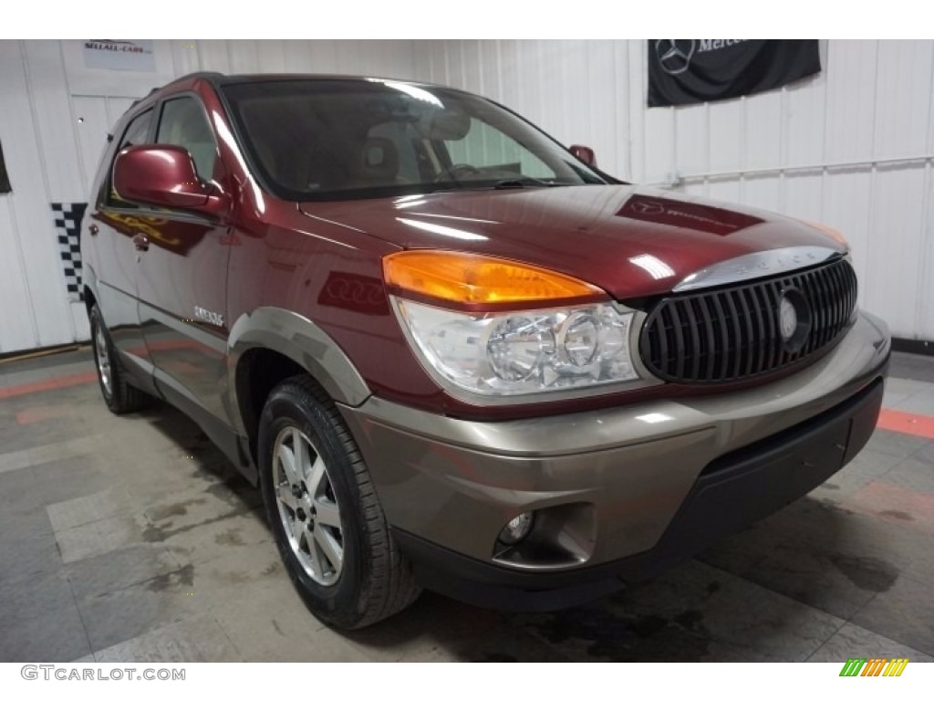 2002 Rendezvous CXL AWD - Medium Red / Medium Oak photo #5