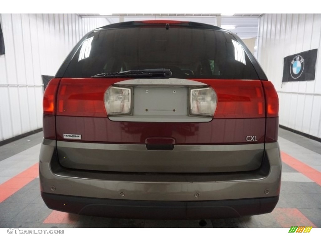 2002 Rendezvous CXL AWD - Medium Red / Medium Oak photo #9