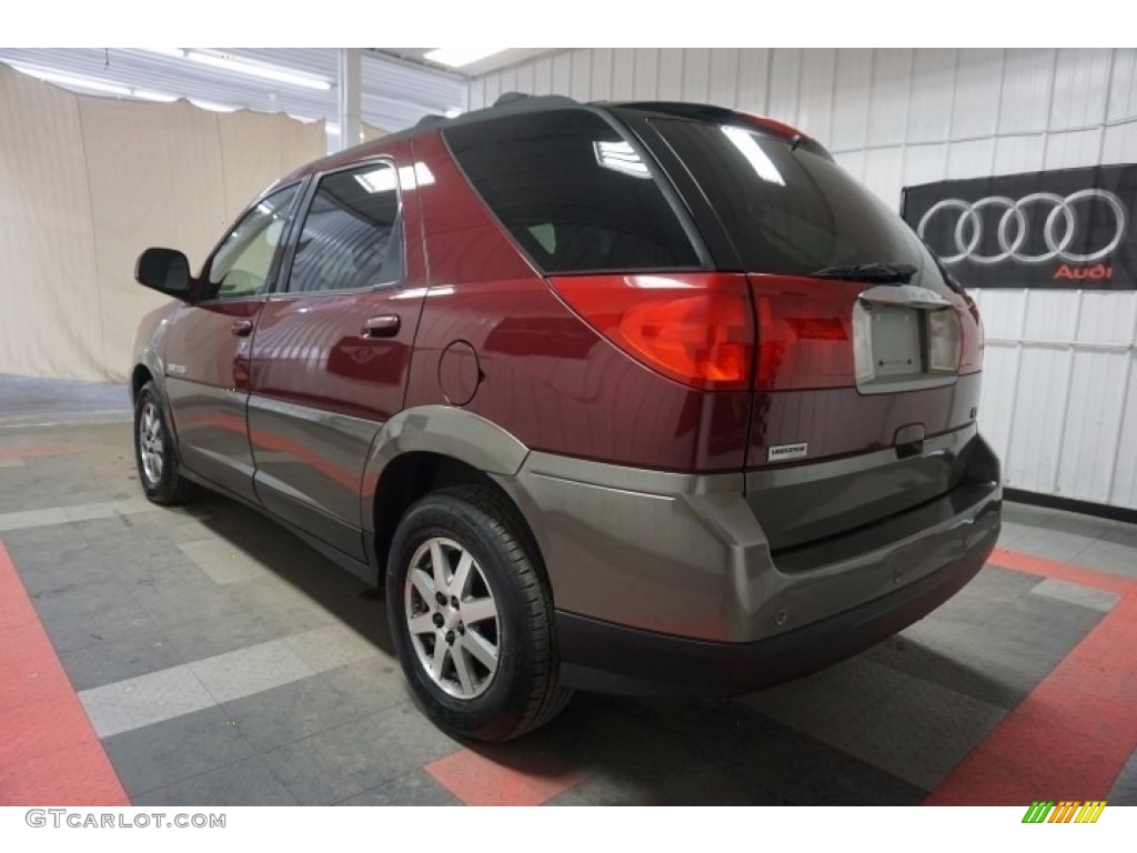 2002 Rendezvous CXL AWD - Medium Red / Medium Oak photo #10