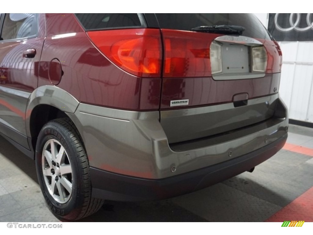 2002 Rendezvous CXL AWD - Medium Red / Medium Oak photo #68