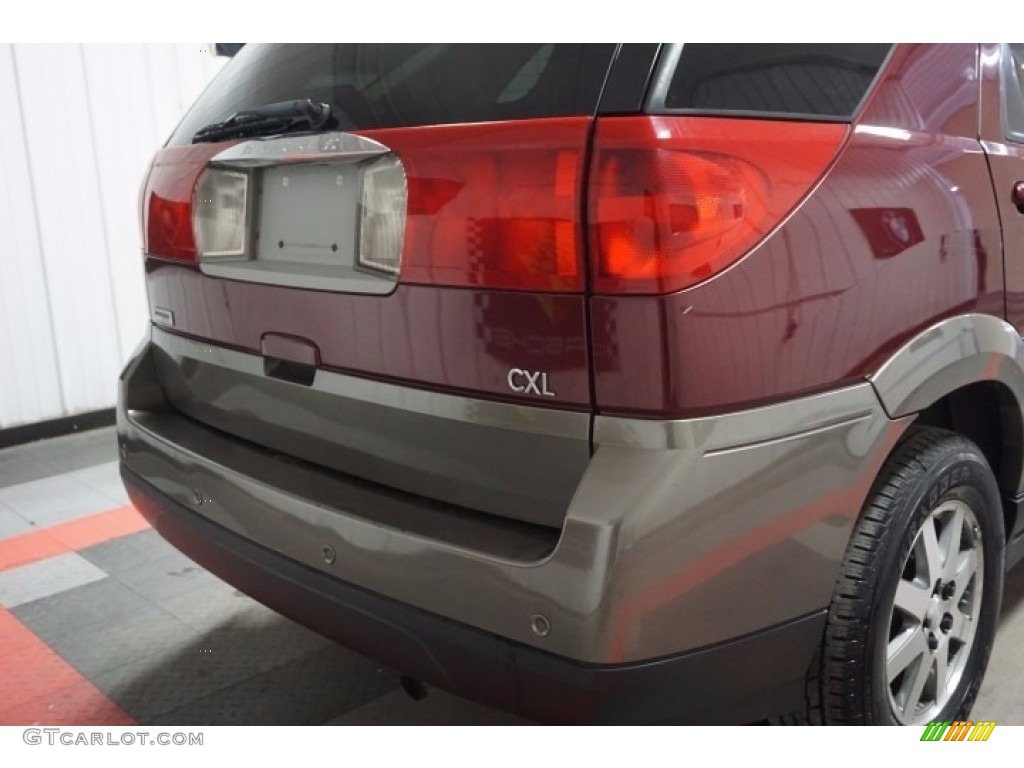 2002 Rendezvous CXL AWD - Medium Red / Medium Oak photo #69
