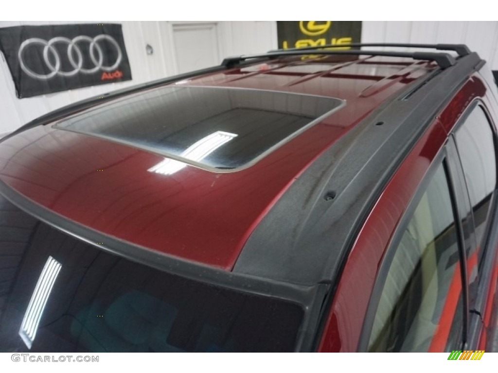 2002 Rendezvous CXL AWD - Medium Red / Medium Oak photo #83