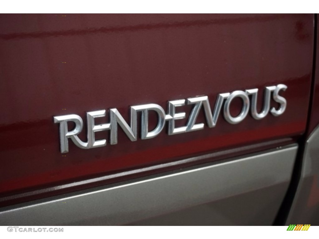 2002 Rendezvous CXL AWD - Medium Red / Medium Oak photo #90