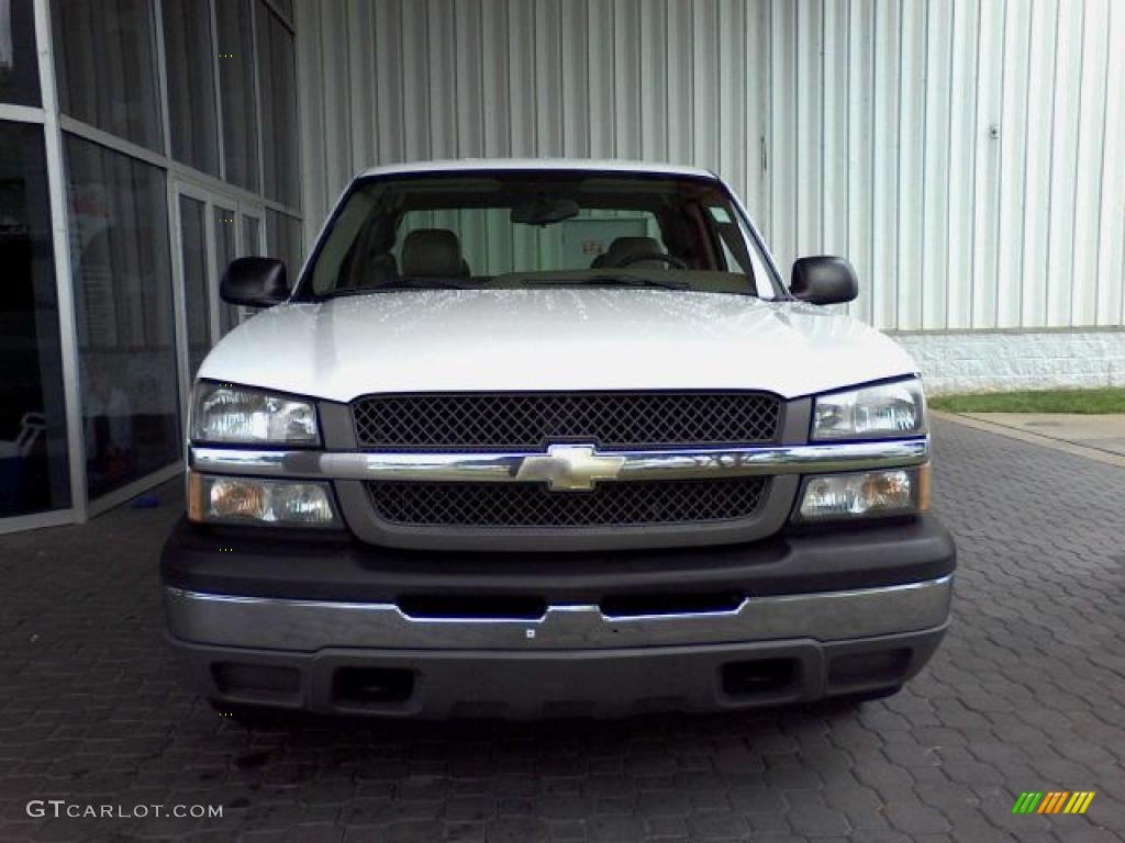 2005 Silverado 1500 Extended Cab - Summit White / Tan photo #2