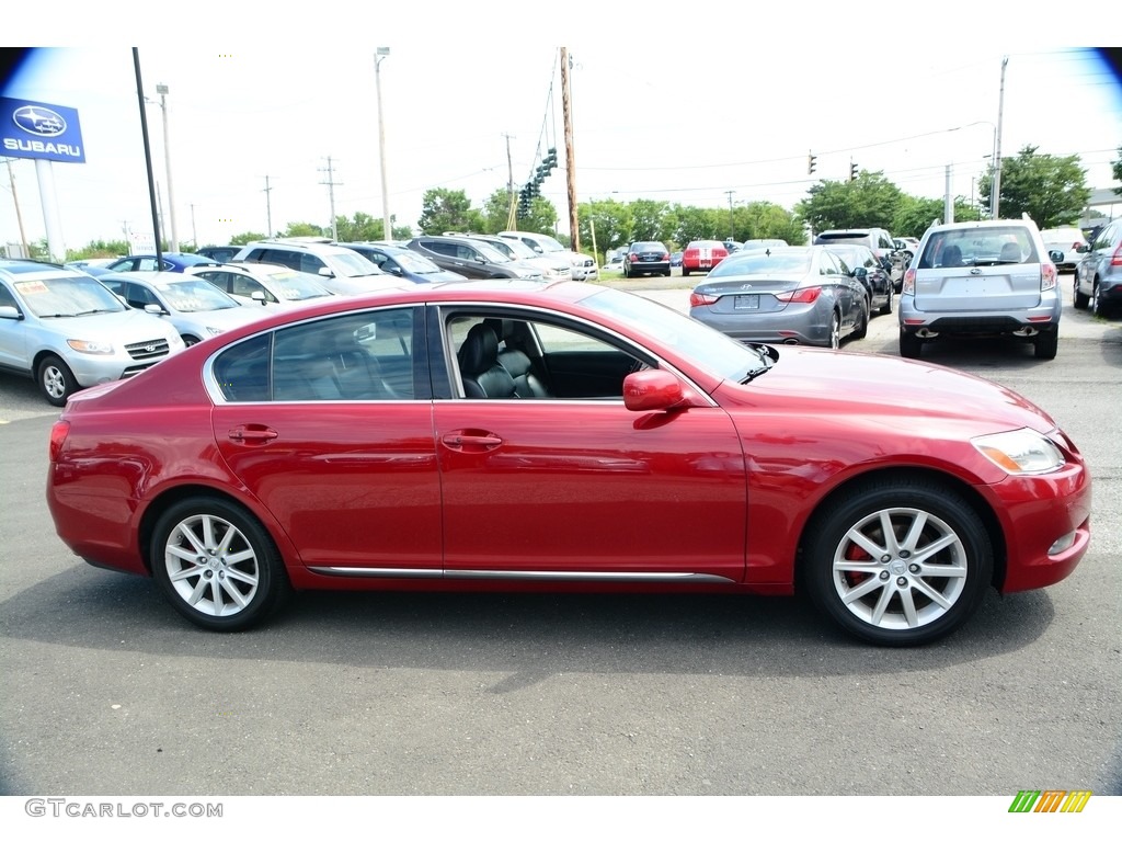 2006 GS 300 AWD - Matador Red Mica / Black photo #4