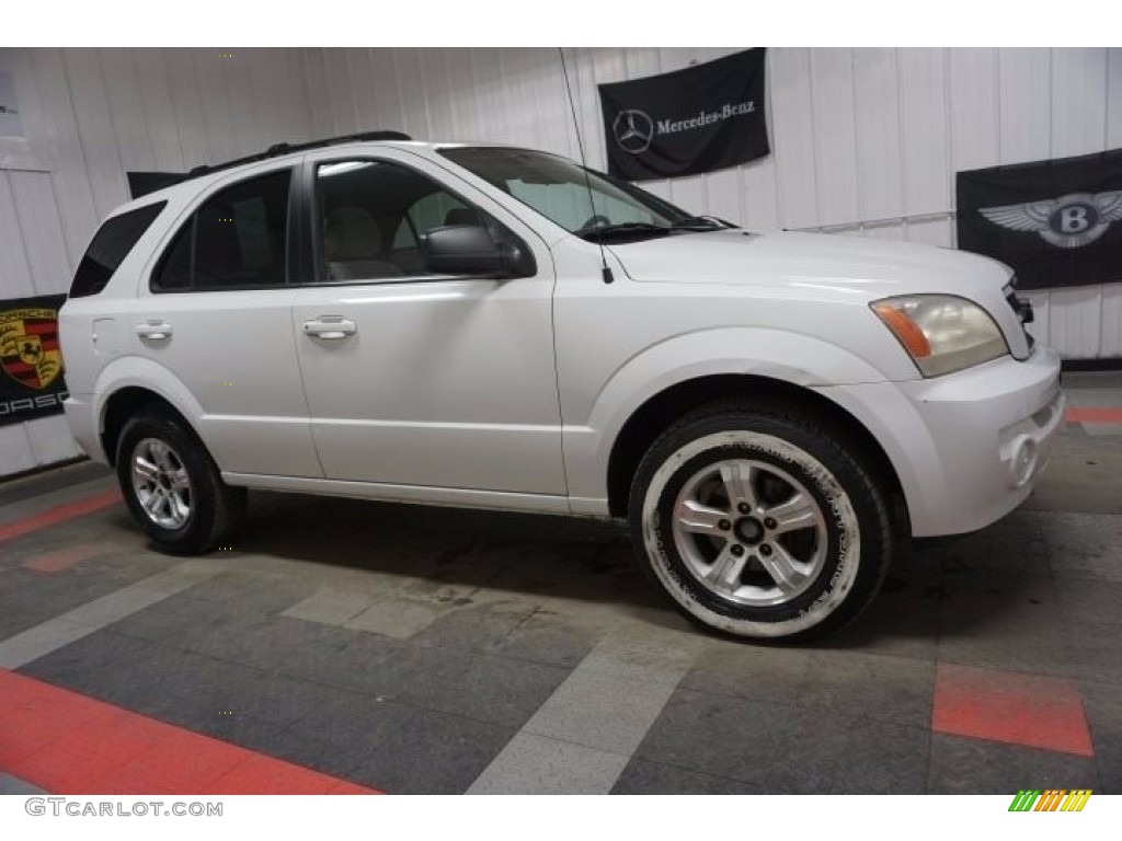 2004 Sorento LX - Clear White / Gray photo #6