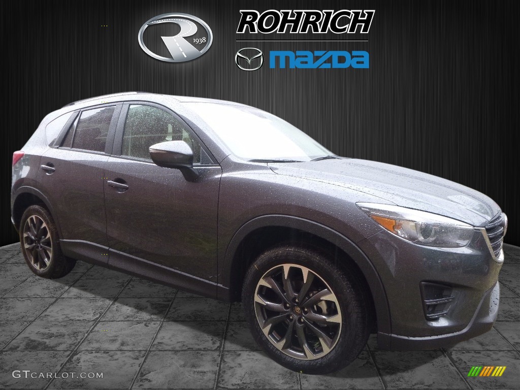 2016 CX-5 Grand Touring - Meteor Gray Mica / Black photo #1