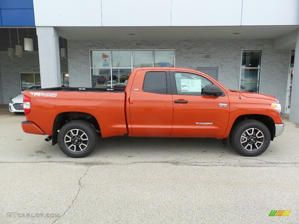 2016 Tundra SR5 Double Cab 4x4 - Inferno Orange / Graphite photo #1