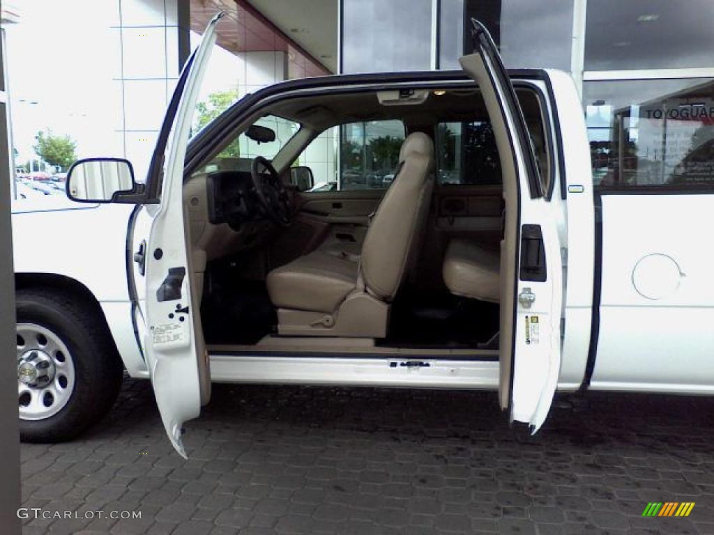 2005 Silverado 1500 Extended Cab - Summit White / Tan photo #16