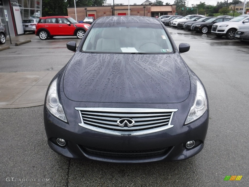 2011 G 37 x AWD Sedan - Blue Slate / Wheat photo #6