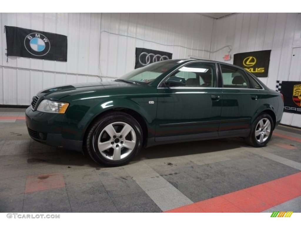 Goodwood Green Pearl Effect 2002 Audi A4 3.0 quattro Sedan Exterior Photo #115109480