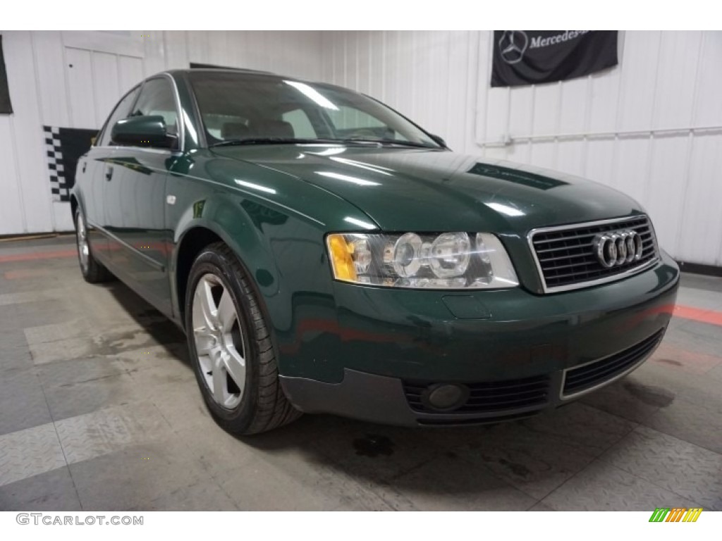 Goodwood Green Pearl Effect 2002 Audi A4 3.0 quattro Sedan Exterior Photo #115109532