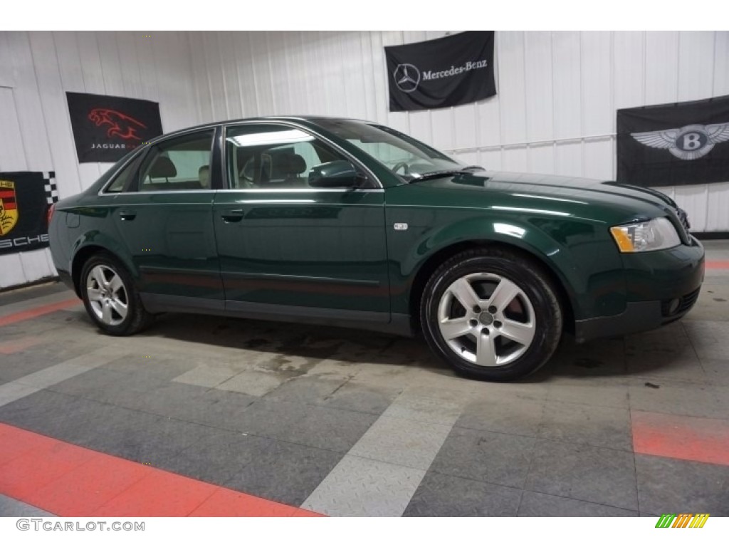 Goodwood Green Pearl Effect 2002 Audi A4 3.0 quattro Sedan Exterior Photo #115109549