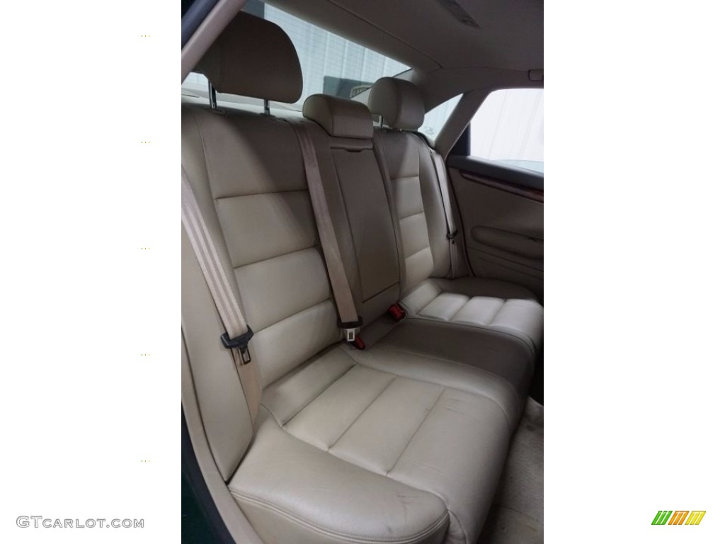 2002 Audi A4 3.0 quattro Sedan Rear Seat Photos