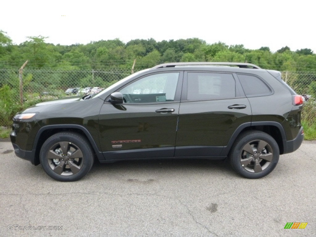 Recon Green 2017 Jeep Cherokee 75th Anniversary Edition 4x4 Exterior Photo #115111515