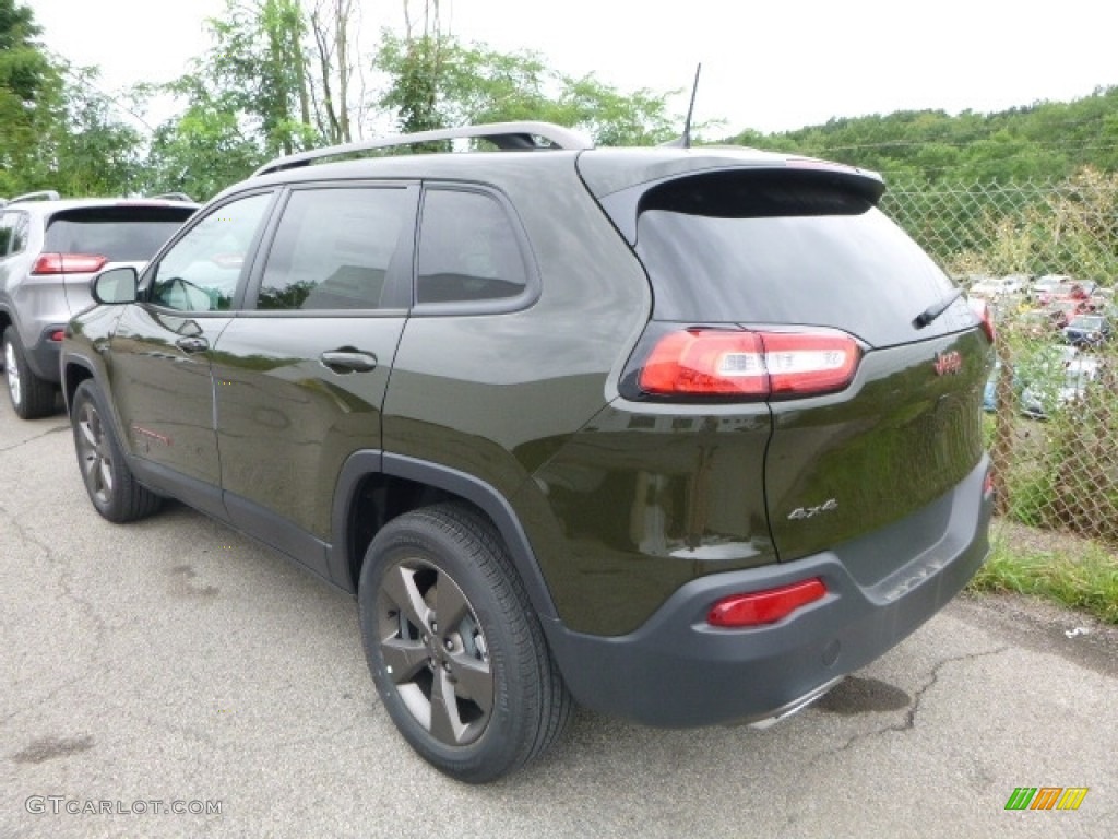 2017 Cherokee 75th Anniversary Edition 4x4 - Recon Green / Black photo #5