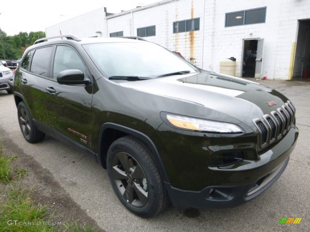 Recon Green 2017 Jeep Cherokee 75th Anniversary Edition 4x4 Exterior Photo #115111707