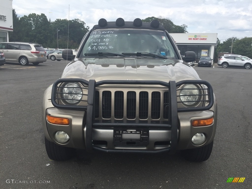 2004 Liberty Renegade 4x4 - Light Khaki Metallic / Light Taupe/Dark Slate Gray photo #2