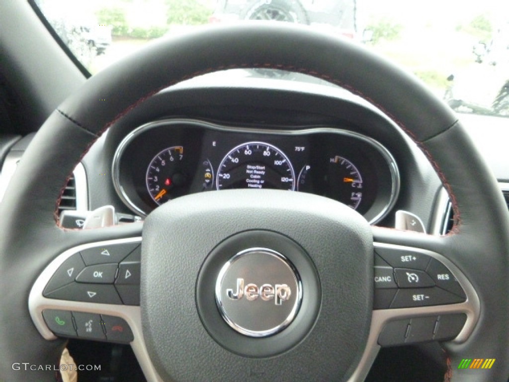 2017 Grand Cherokee Trailhawk 4x4 - Bright White / Black photo #20