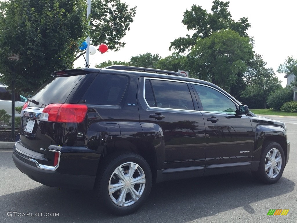 2017 Terrain SLE AWD - Onyx Black / Jet Black photo #4