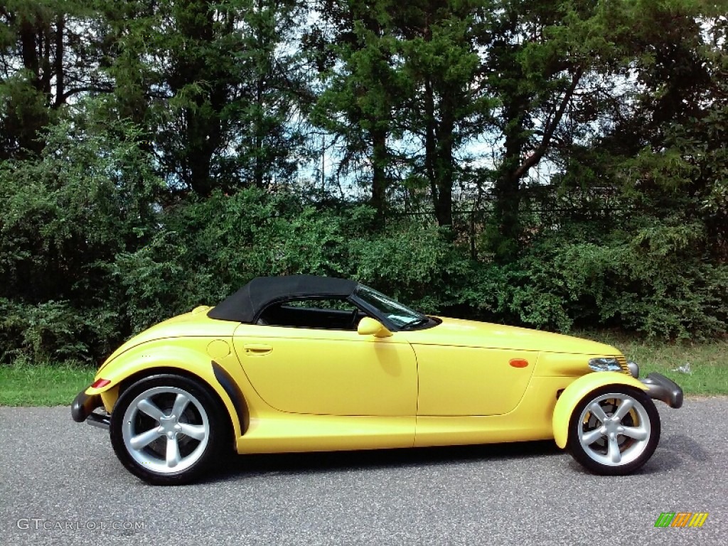 1999 Prowler Roadster - Prowler Yellow / Agate photo #18