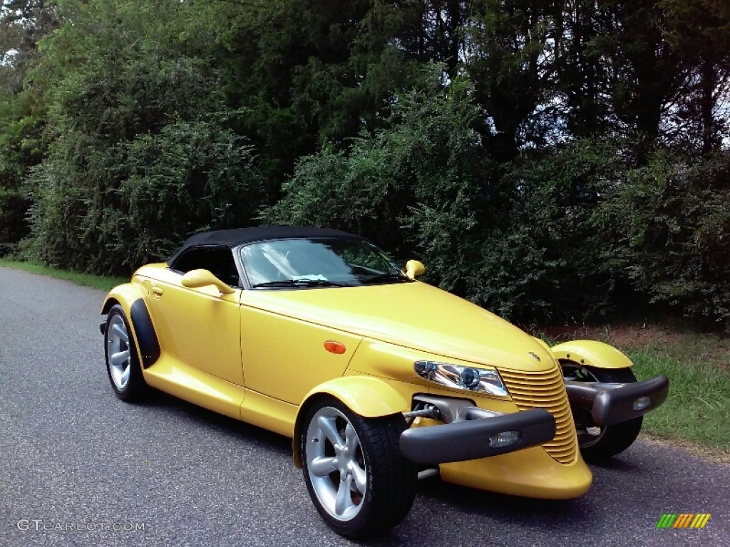 1999 Prowler Roadster - Prowler Yellow / Agate photo #21