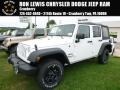 2016 Bright White Jeep Wrangler Unlimited Sport 4x4  photo #1