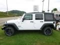 2016 Bright White Jeep Wrangler Unlimited Sport 4x4  photo #3