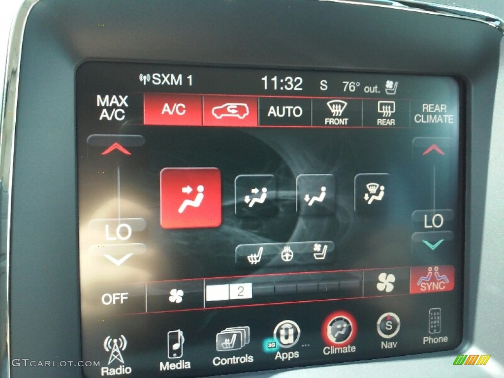 2017 Dodge Durango Citadel AWD Controls Photo #115117569