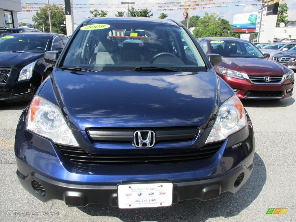 2009 CR-V LX 4WD - Royal Blue Pearl / Gray photo #9