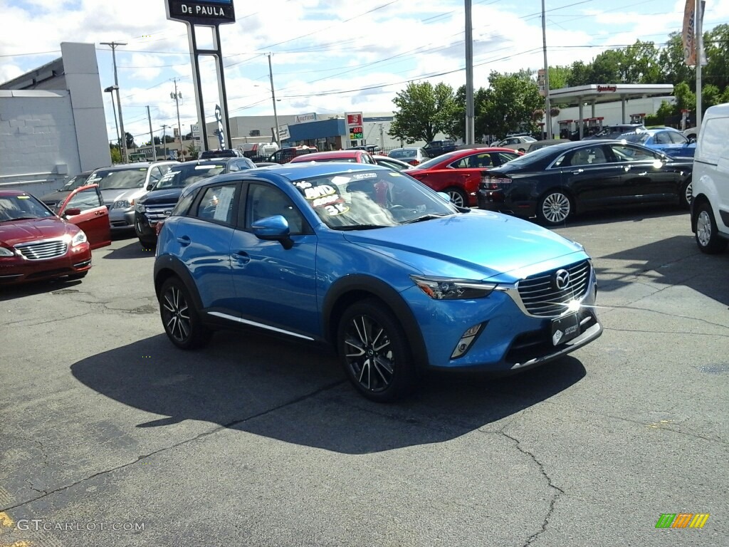 2016 CX-3 Grand Touring AWD - Dynamic Blue / Black/Parchment photo #1