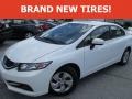 Taffeta White - Civic LX Sedan Photo No. 1