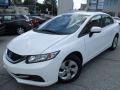 Taffeta White - Civic LX Sedan Photo No. 2