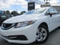 Taffeta White - Civic LX Sedan Photo No. 3
