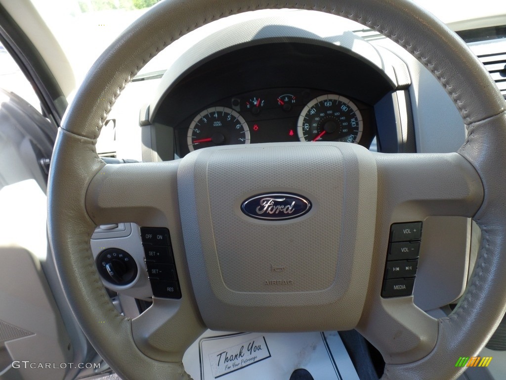 2010 Escape XLT V6 4WD - Ingot Silver Metallic / Stone photo #19