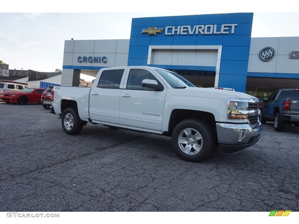 2017 Silverado 1500 LT Crew Cab 4x4 - Summit White / Jet Black photo #1