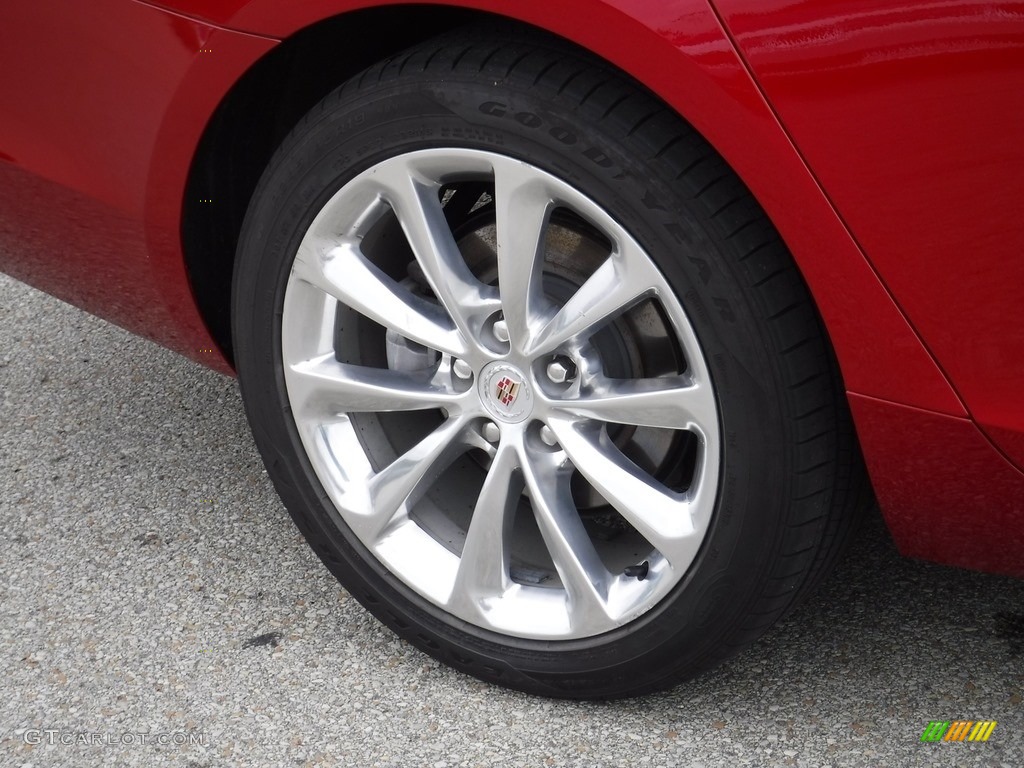 2013 XTS Premium AWD - Crystal Red Tintcoat / Caramel/Jet Black photo #3
