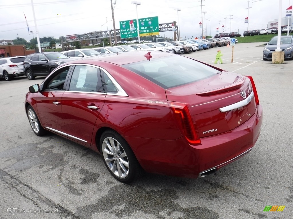 2013 XTS Premium AWD - Crystal Red Tintcoat / Caramel/Jet Black photo #8