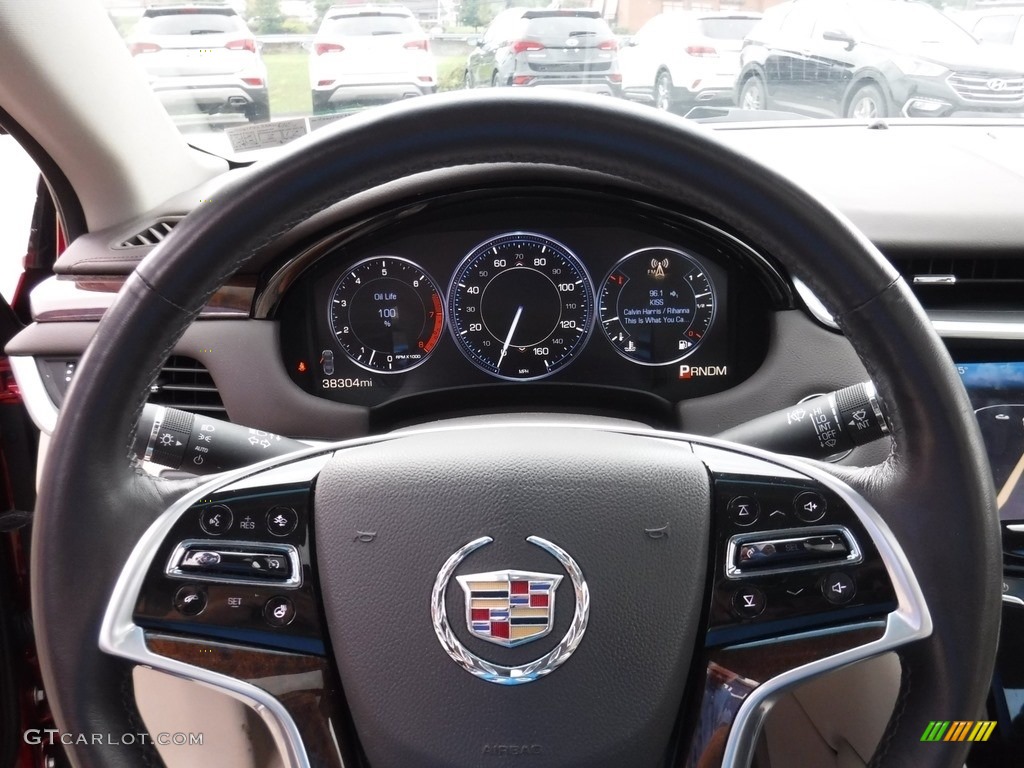 2013 XTS Premium AWD - Crystal Red Tintcoat / Caramel/Jet Black photo #23