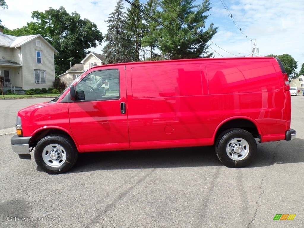 Red Hot 2017 Chevrolet Express 2500 Cargo WT Exterior Photo #115126122