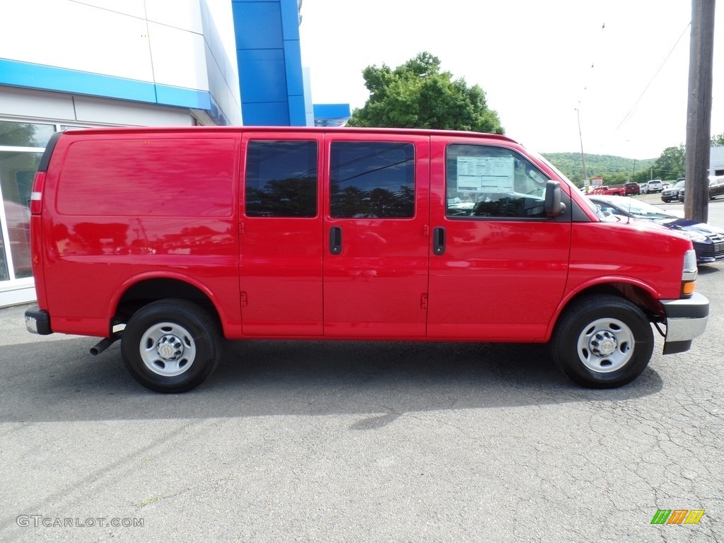 Red Hot 2017 Chevrolet Express 2500 Cargo WT Exterior Photo #115126167