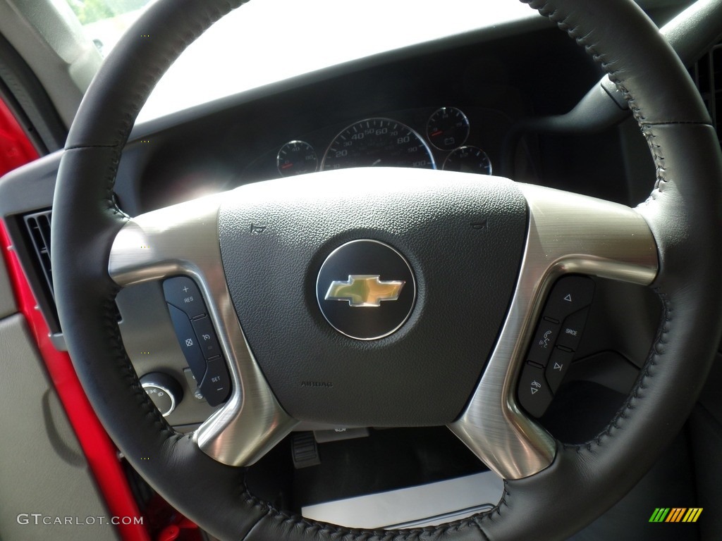 2017 Chevrolet Express 2500 Cargo WT Medium Pewter Steering Wheel Photo #115126266