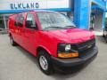 2017 Red Hot Chevrolet Express 2500 Cargo Extended WT  photo #1