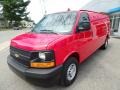 2017 Red Hot Chevrolet Express 2500 Cargo Extended WT  photo #3