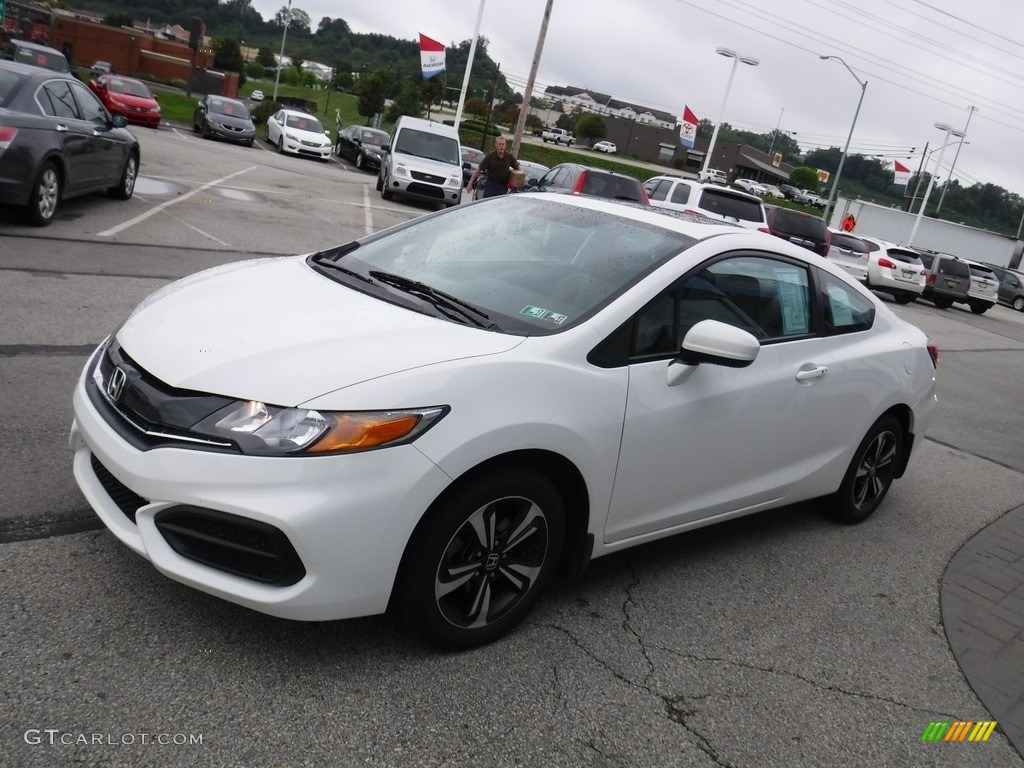 Taffeta White 2014 Honda Civic EX Coupe Exterior Photo #115127652