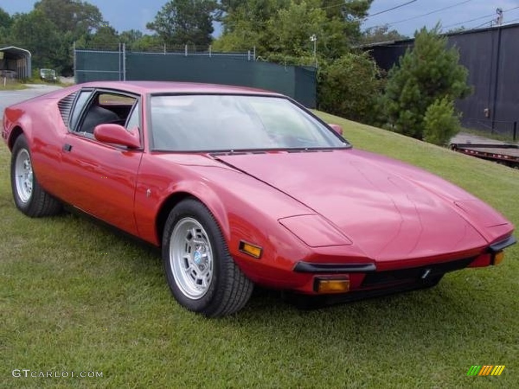 Red 1972 De Tomaso Pantera Standard Pantera Model Exterior Photo #115128803