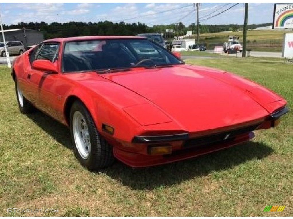 Red 1972 De Tomaso Pantera Standard Pantera Model Exterior Photo #115128968