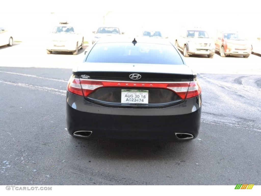 2013 Azera  - Black Onyx Pearl / Chestnut Brown photo #3
